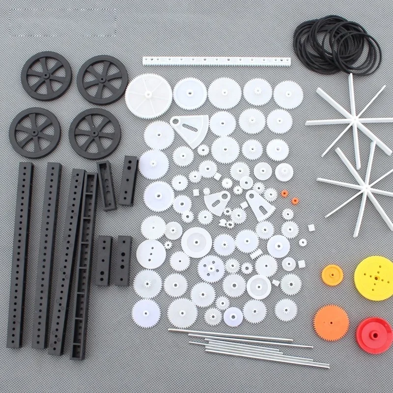 92 Kinds of Gear One Set 92pcs  Bag Plastic  Toys  for Model Robot Car DIY Accessories