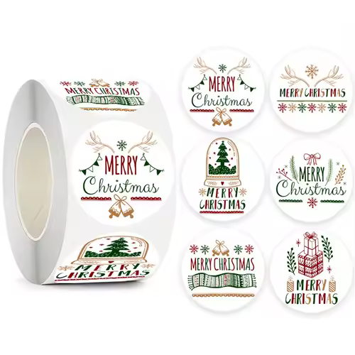 Children's Christmas gift label stickers School teachers commended students reward Self-adhesive Decorative gifts series - Image 42