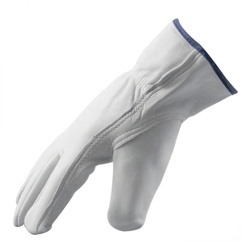 Work Gloves Wholesale Sheepskin Sports Safety Protective Gloves Anti Scald Wear-resistant Driving Grinding Welding