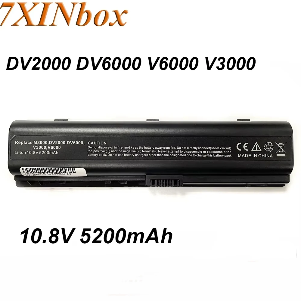 7XINbox 10.8V 5200mAh Laptop Battery For HP Pavilion DV2000 DV2700 DV6000 DV6700 Presario V3000 V3100 V6000 A900 C700 Series