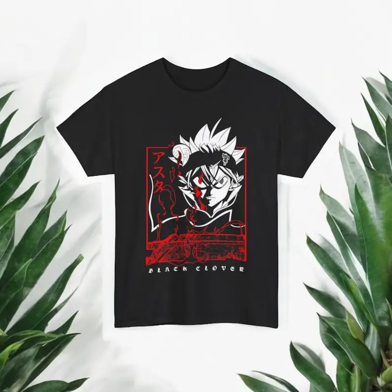 

Anime Clover Tshirt, Tshirts, Clover Merch, , Clover, Asta Tshirt, Aesthetic, T Shirt, Gift,