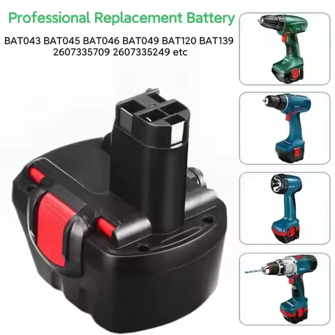 For Bosch 12V Drill Li-ion PSR1200 Rechargeable Battery AHS GSB GSR 12 VE-2,GSB 12 VE-2,PSB 12 VE-2, BAT043 BAT045 BTA120