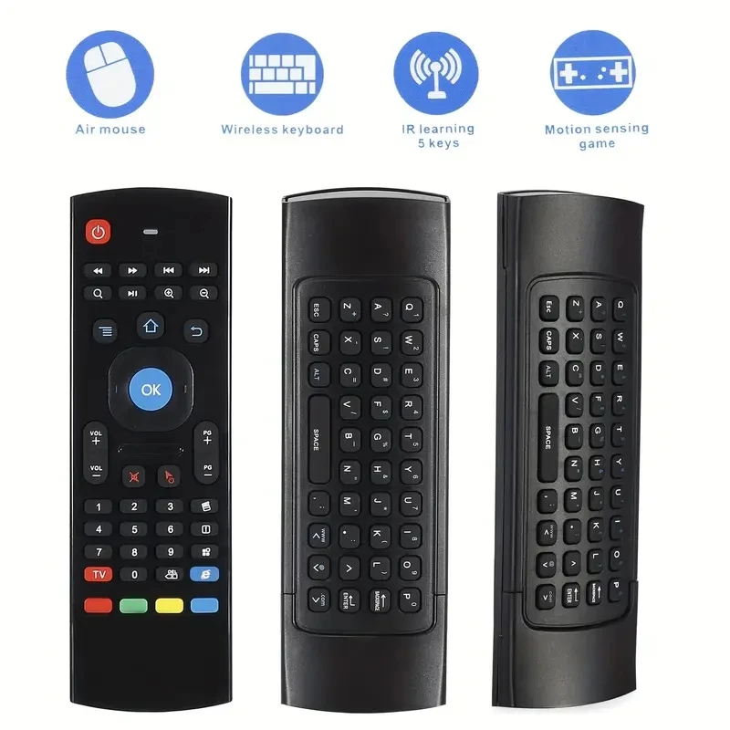 2.4GHz MX3 Remote Air Mouse Mini Keyboard USB Wireless Remote Control With IR Learning For Android TV Box Smart TV PC