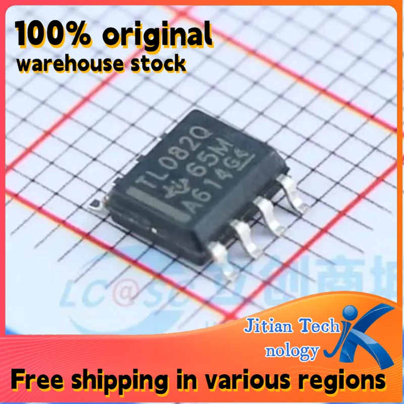 10PCS 100% brand new TL082QDRQ1 logo TL082Q SOP-8 High-Quality Electronic Component