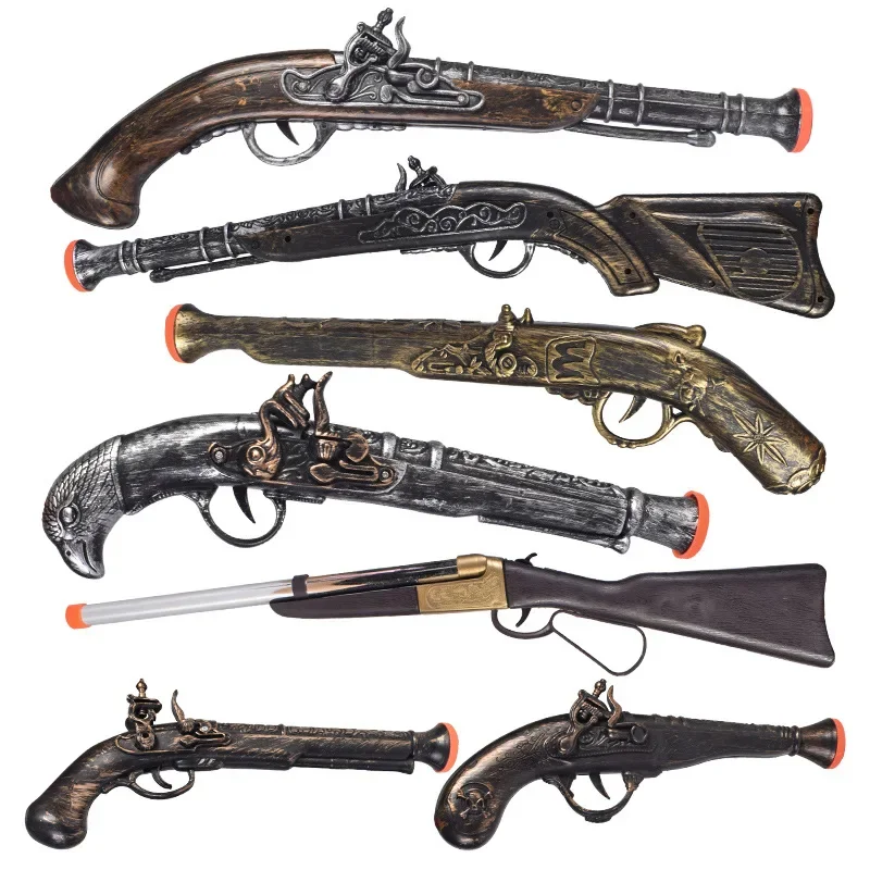 Halloween Spielzeug Für Jungen Mädchen Party Cosplay Pirate Gun Einrichtungsgegenstände Familie Pistole Retro Kostüm Requisiten Cosplay Gun
