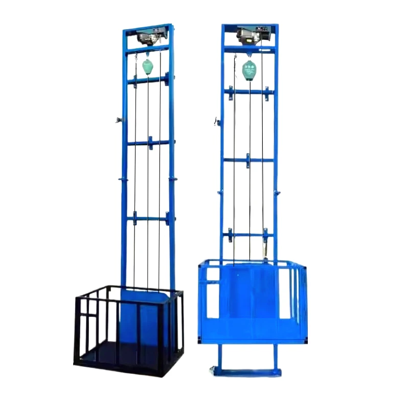 Warehouse factory  fixed freight elevator household small lifting platform electric hydraulic simple freight elevator