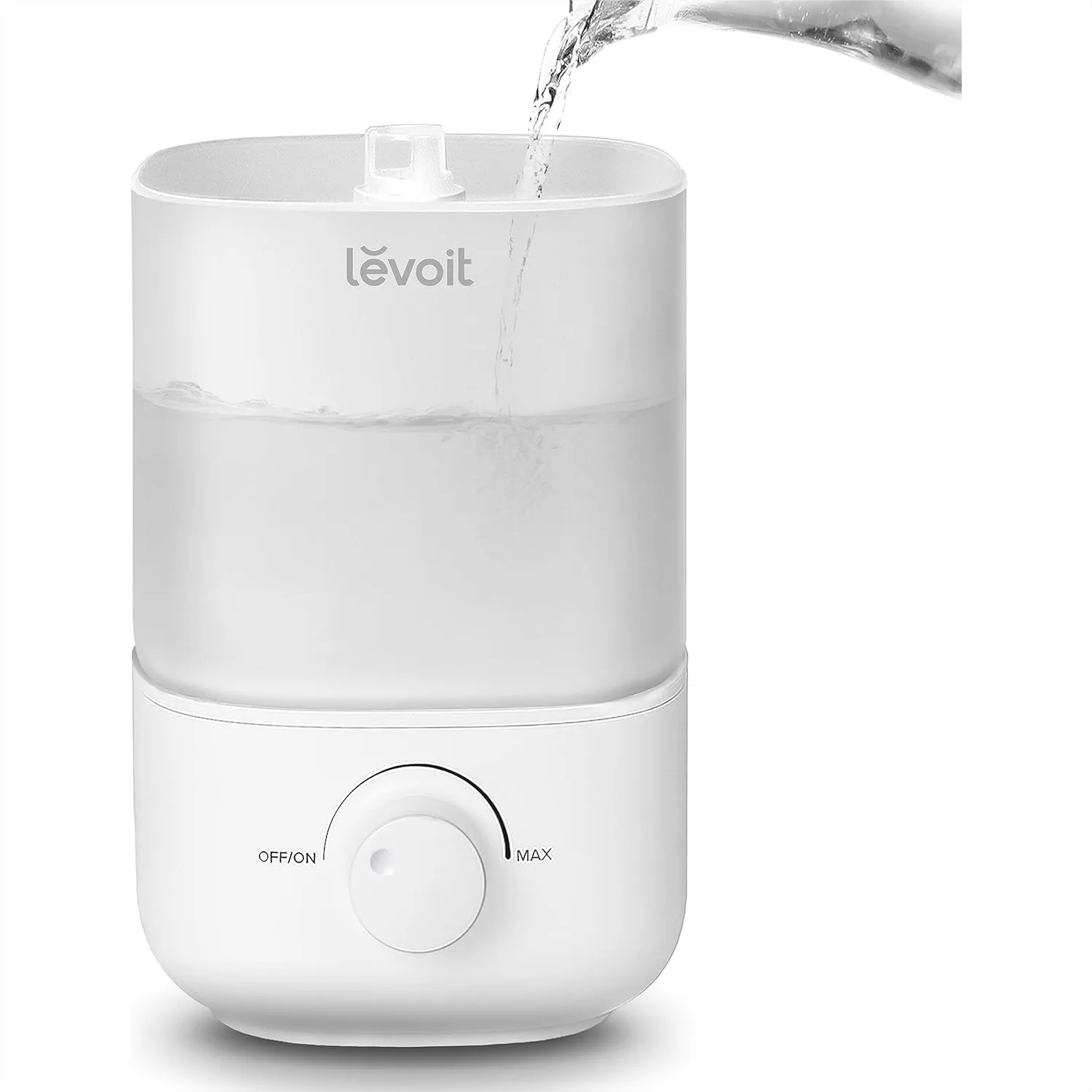 

Top Fill Humidifier for Bedroom, 2.5L Tank, 28dB Quiet Cool Mist, Auto Shut-Off, 25H