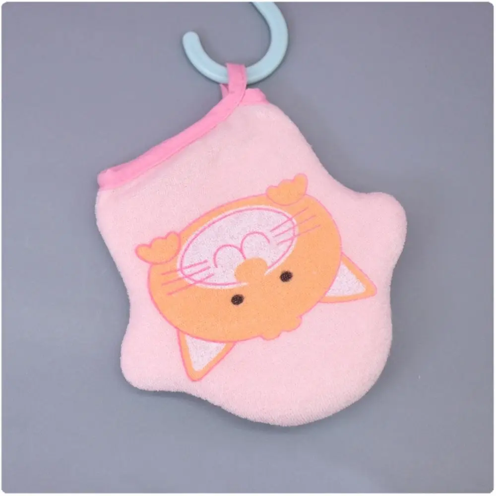 Cute Super Soft Rubbing Towel Cotton Pattern Shower Sponge Animal Bath Ball Children