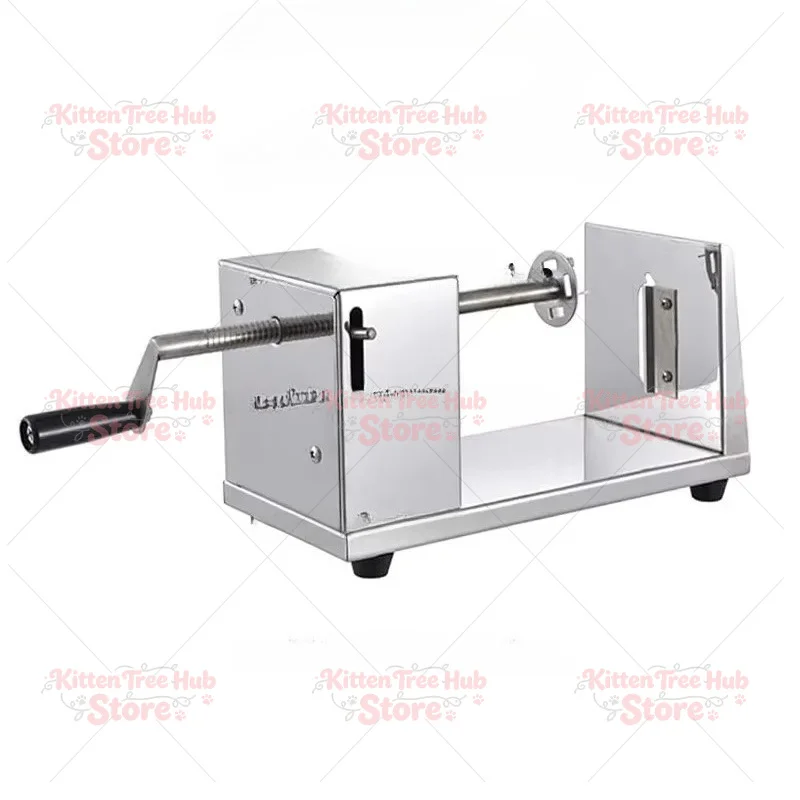 Manual Stainless Steel Spiral Vegetable Potato Chips Machine / Potato Chips Twister Machine Potato  Machine