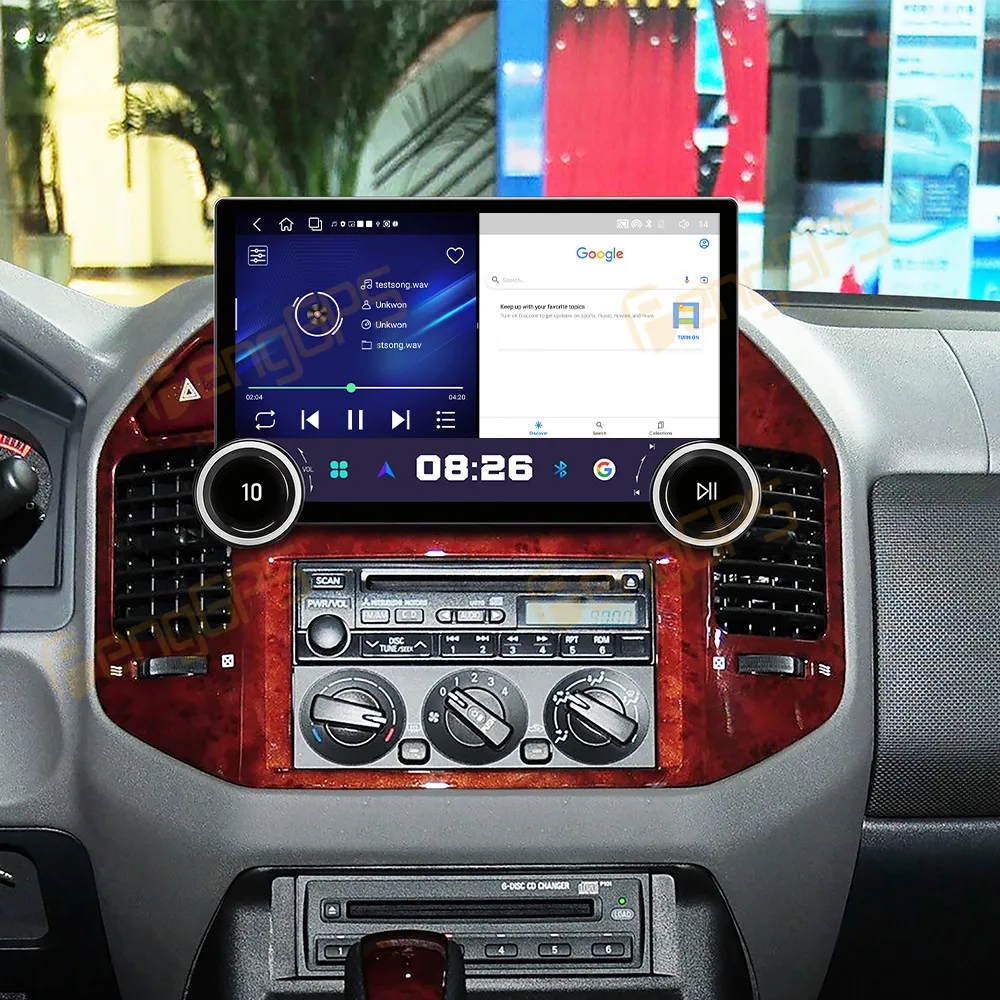 

Автомобильные аксессуары: автомагнитола для Mitsubishi Pajero 2008-2016, Android Auto, GPS-навигация, мультимедийный стереоприемник, головное устройство, офлайн-режим
