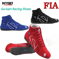 Go-kart Racing Shoes Motorcycle Boots FIA Laser Code New Auto Car Racing Shoes Moto Homme Routier Motocross Equipment