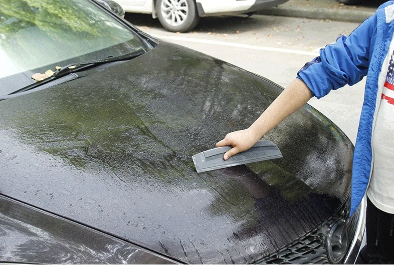 Rodo prático de silicone macio sem arranhões, Ferramentas do envoltório do carro, Limpador de janela de água, Lâmina de secagem