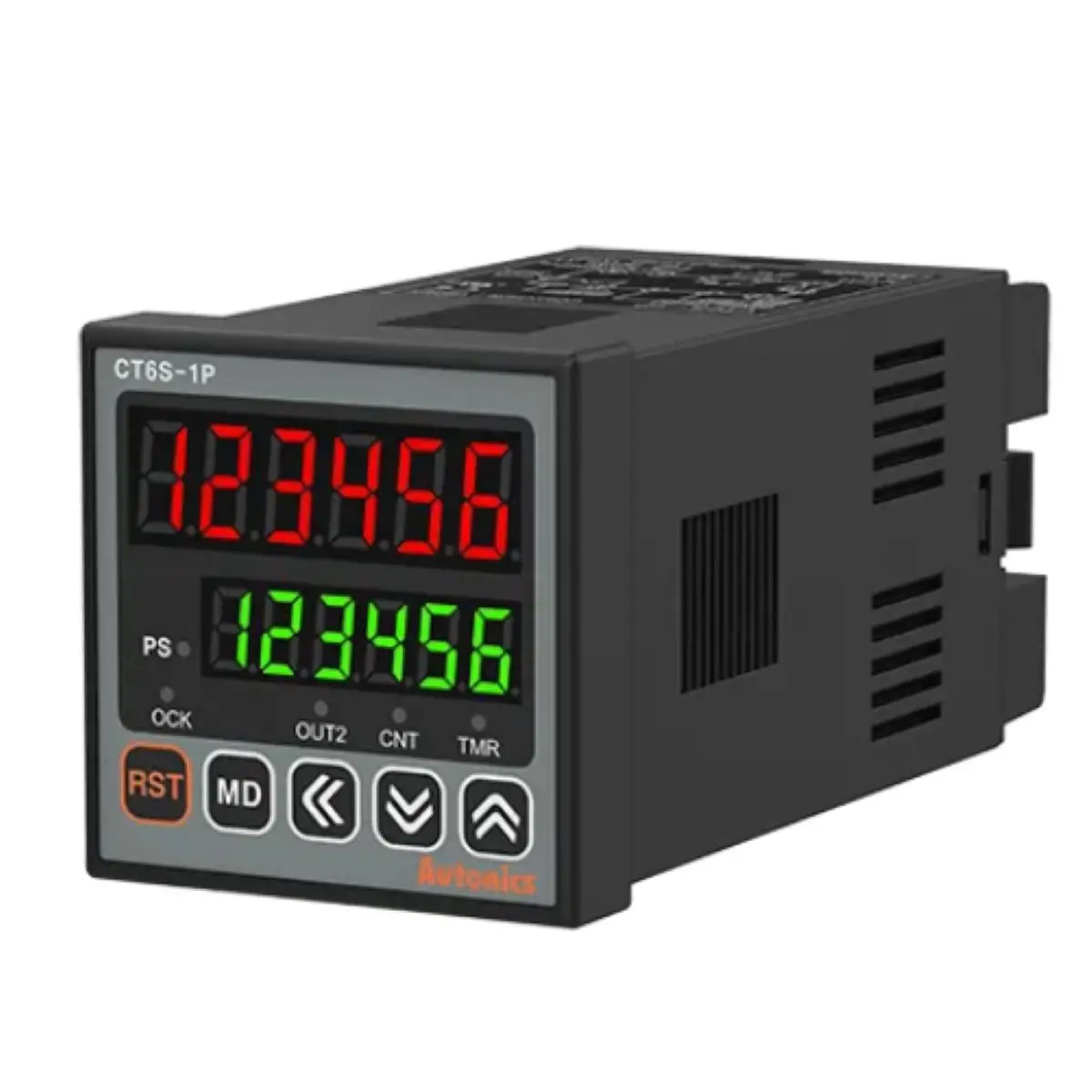 

CT6S-1P2T Counter/Timer, W48xH48mm, 6-Digit, LED, 1 Preset, PNP or NPN Input, Prescale value setting, Relay SPDT(1c) 250VAC 5A,