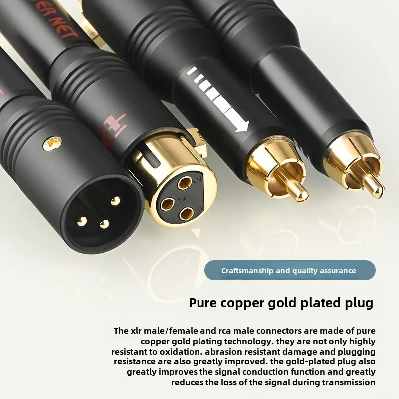 Fever Canon plug to lotus male and female head RCA male to XLR Canon balance female to lotus audio converter head