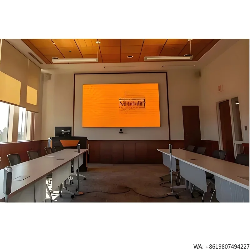 High Contrast Indoor Fixed Install LED Display Wall for Museum Exhibition Hall Government Office Building