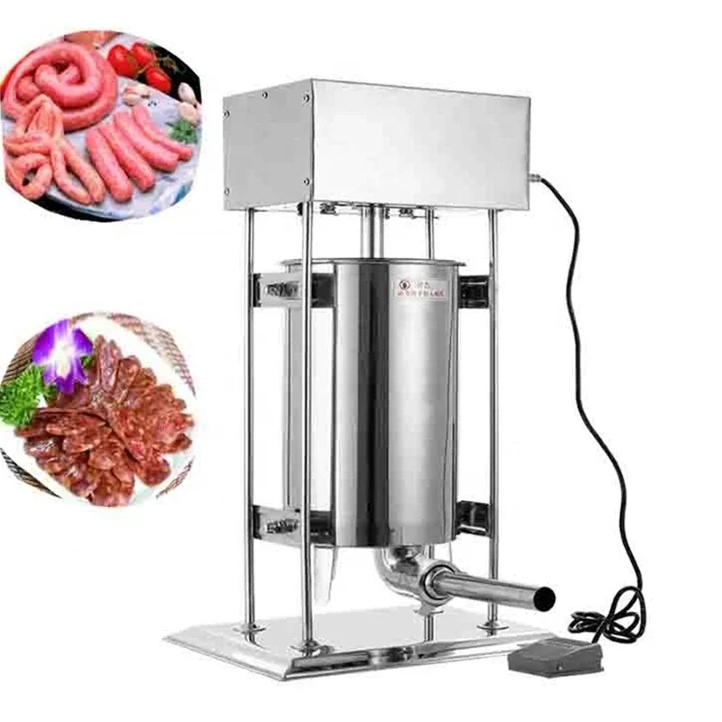 Professional Big volume Russian Ham Sausage Stuffing Filling Machine Vertical Sausage Filler Making Machine