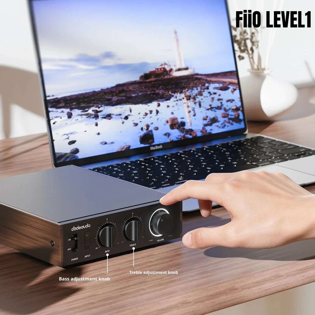 Усилитель FiiO LEVEL1, высококачественный аудиоусилитель 48В/5А, Bluetooth 6.0, SBC/LDAC, TPA3255, домашний Hi-Fi усилитель 600Вт SW/PRE