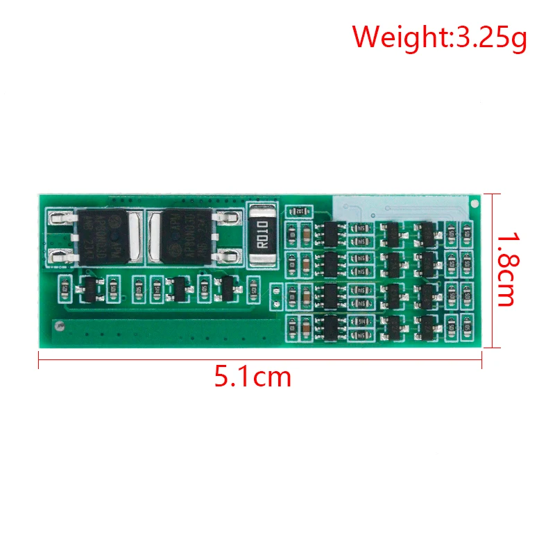 4S 8A Polymer Li-ion Lithium Battery Charger Protection Board For 4 Serial 3.7 Li-ion Charging Protect Module BMS