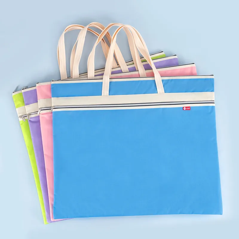 Borsa grande A2 per artisti, borsa portadisegni A2, borsa per materiale artistico, borsa portatile per pittura.