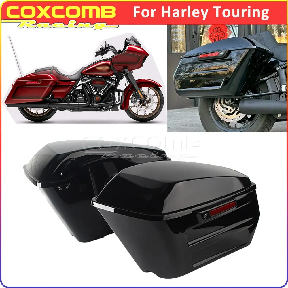

For Harley Touring Road King FLHR FLHRXS Road Glide Street Glide Luggage Storage Boxs Motorcycle Side Saddlebag Tour Trunk Bags