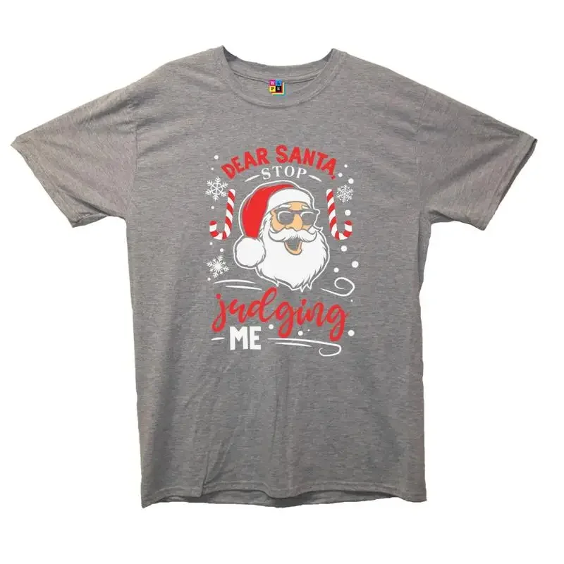 Cher Père Noël, arrêtez de me juger, t-shirt de Noël