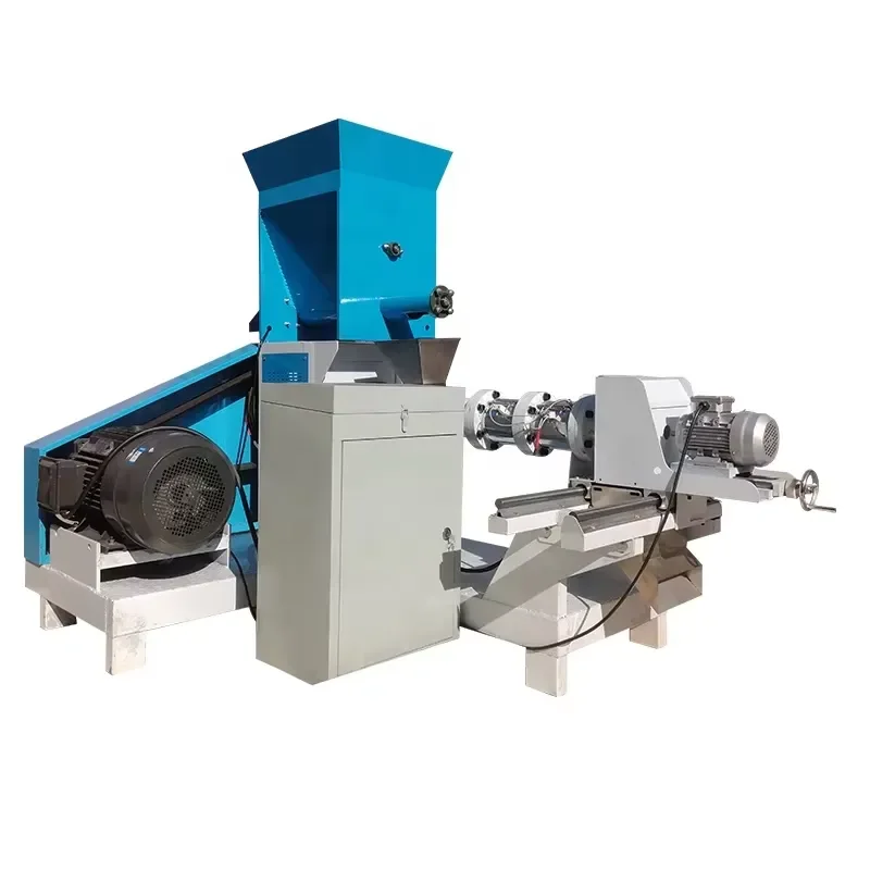 Pet and Fish Floating Feed Pellet Machine Food Expander for Corn Soybean Puffing Equipment Aquatic Fishfeed Puffing Machine
