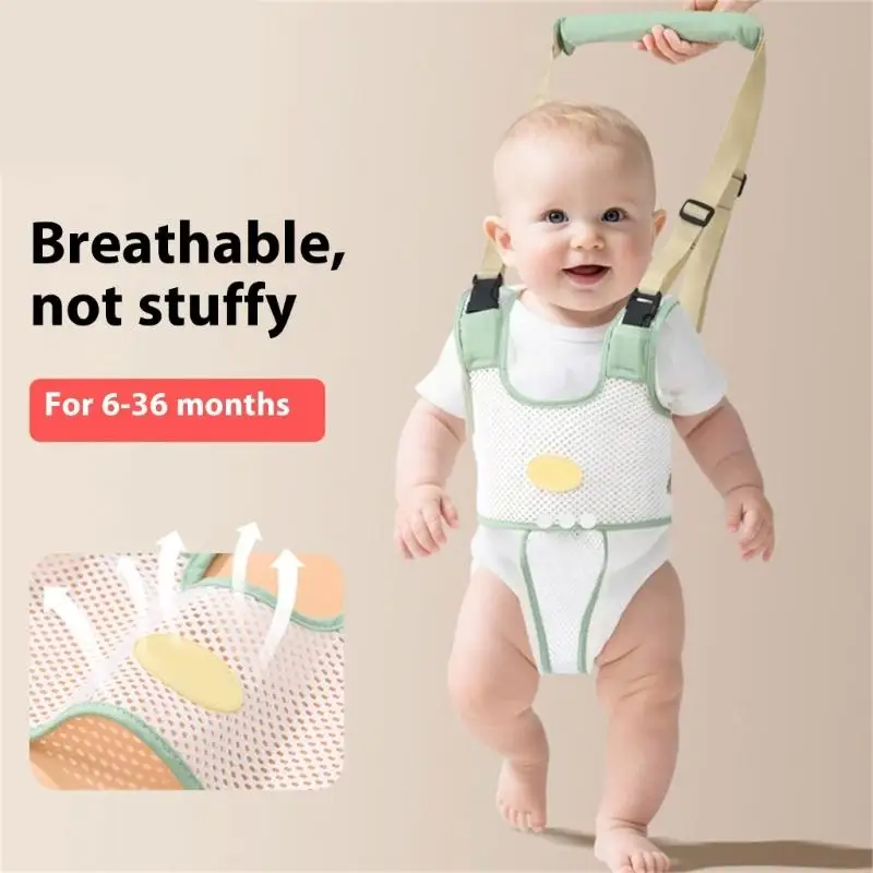 

Breathable Toddler Walking Aid Belt Removable Straps for Boys Girls Walk Helper Kid Toddler Safe Harness A2UB