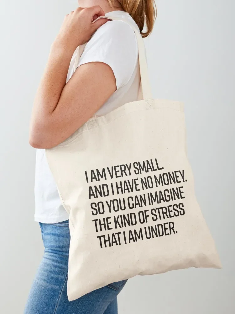 

I am small Tote Bag Beach bag sacs de shopping Shopper bag bags luxury women