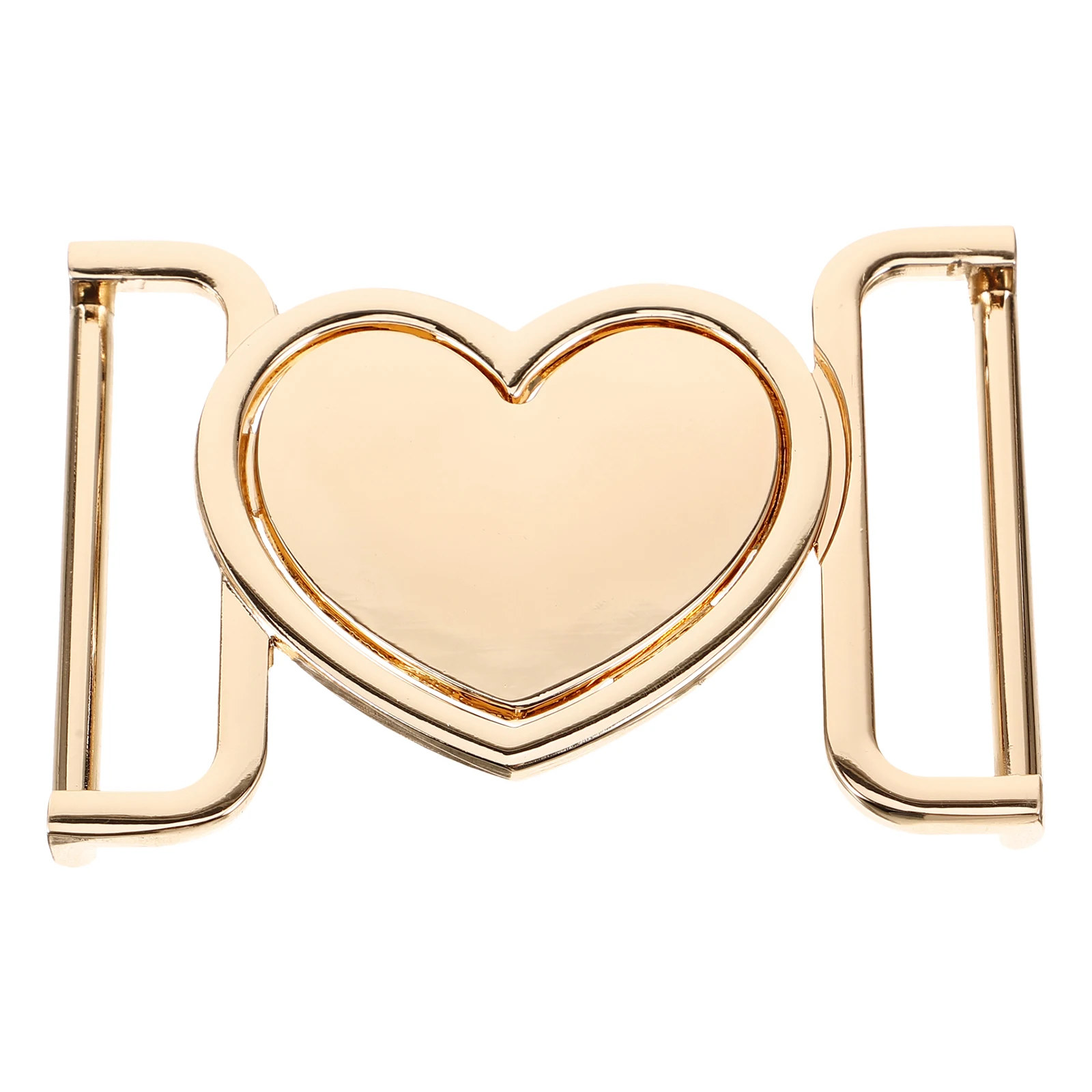 Heart-Shaped Toggle Buckle Metal Coat Replacement Buttons For Sweater Dress Wind Coat Cardigan Fastener Clothing