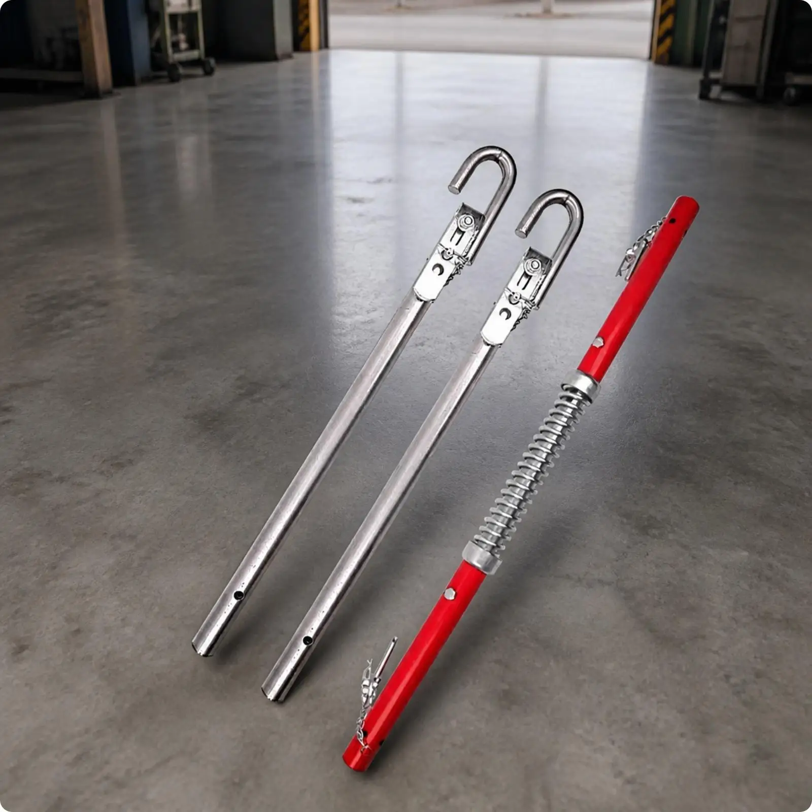 Vehicle Towing Bar 1900mm Steel Pipe Trailer Hitch Hook for Emergency Recovery Roadside Help