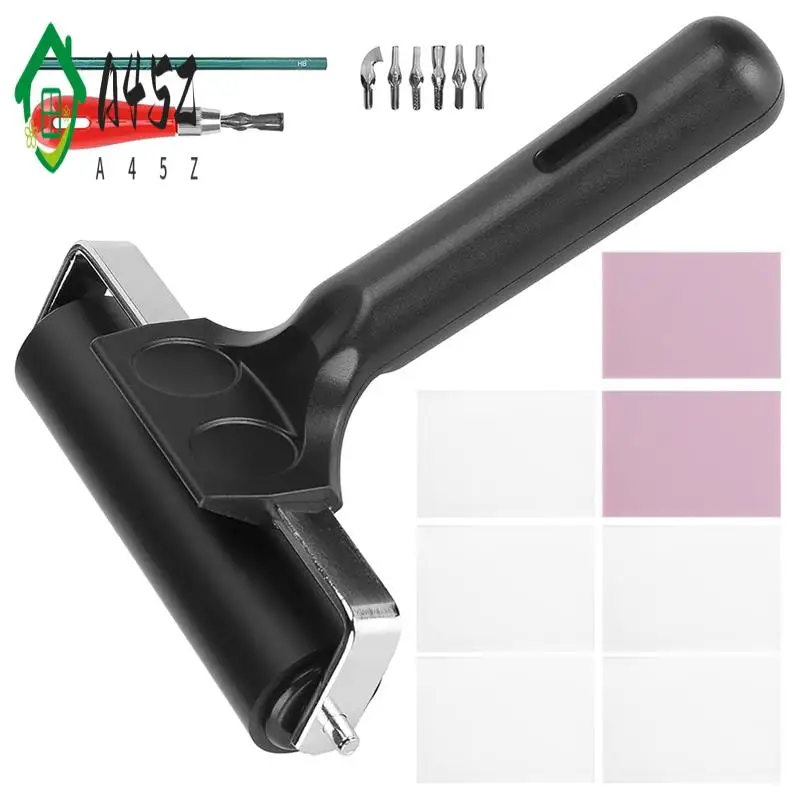 

A45Z-Набор для резьбы по резине: полный набор для изготовления блоков штампов для печати и художественных ремесел с режущими станками