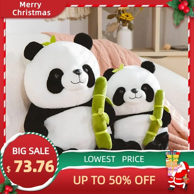 

Chinese gift cute giant panda Stuffed toy bamboo baby panda gift