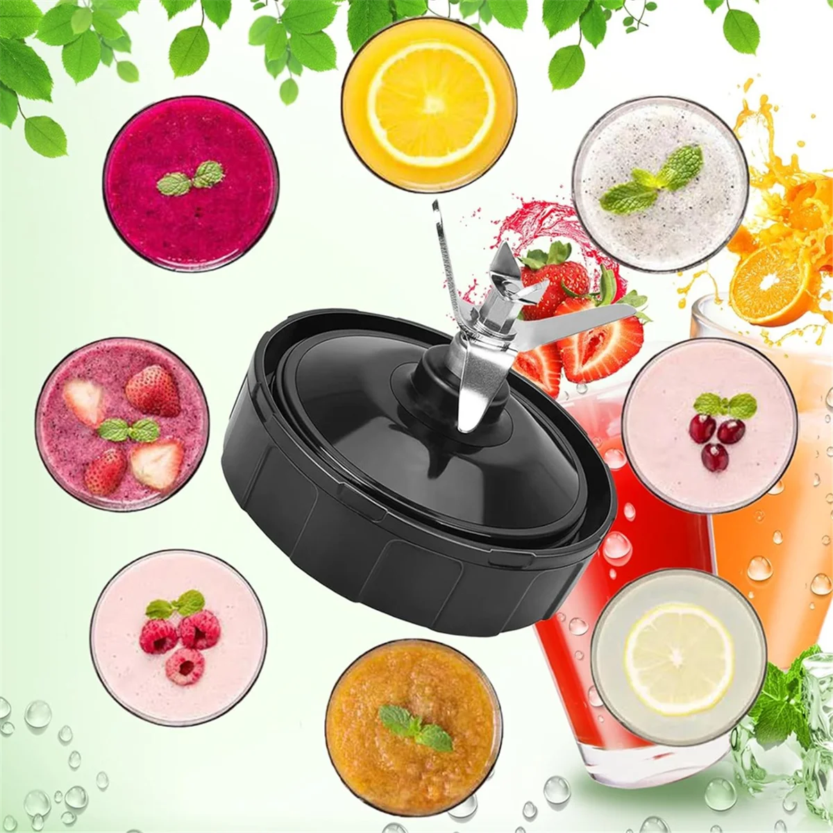 7 Fins เครื่องปั่นใบมีดสําหรับ Ninja BN401 BN751 BN801 BL450-30 BL480-30, สําหรับ Ninja Blender เปลี่ยนชิ้นส่วน