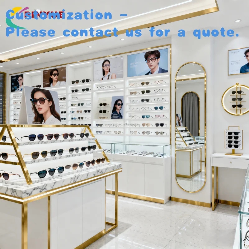 custom.Custom Wooden Eyewear Store Interior Design Decoration Display Rack Optometrist Sunglasses Shop Display Cabinet Optic