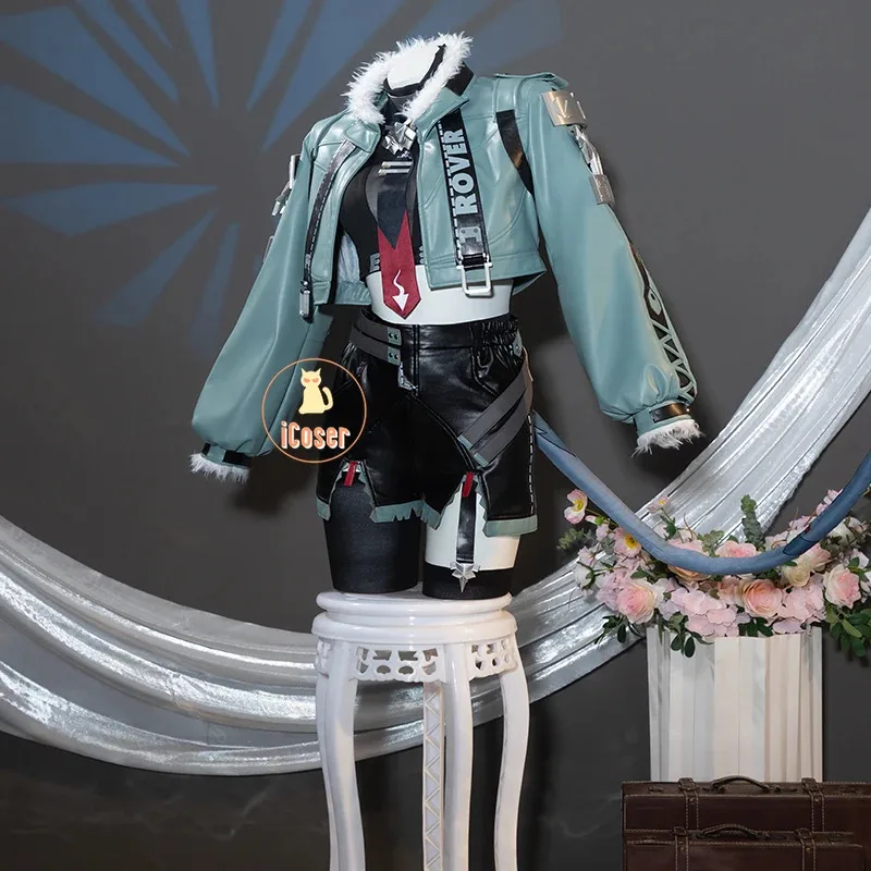 

aaa12 3Jane Doe Косплей Костюм Парик Zenless Zone Zero Униформа Куртка Хвост Уши Чулки Новый Eridu Хэллоуин Вечеринка для Женщин Опора