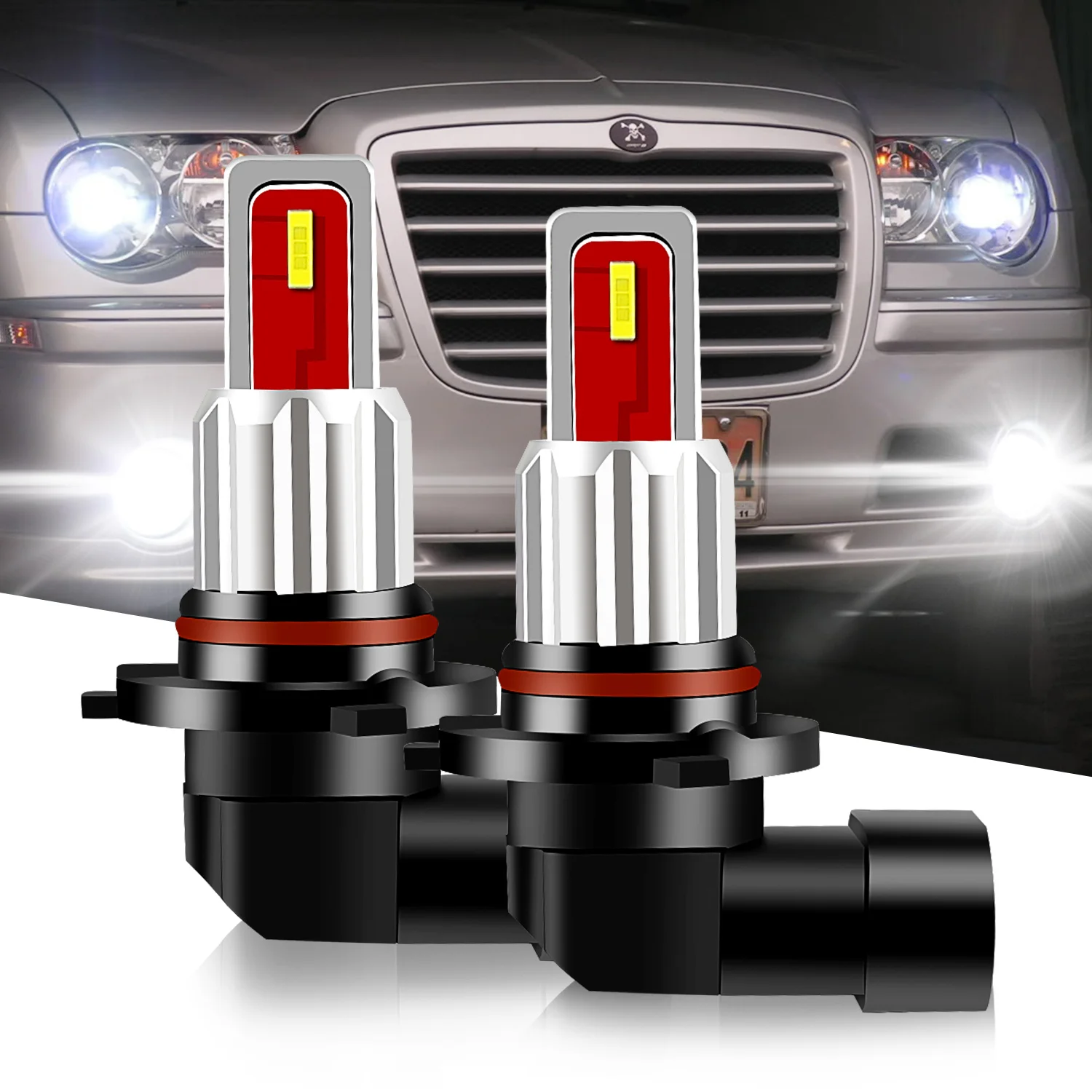 

2pcs H7 H8 H9 H11 H16 9005/HB3 9006/HB4 P13W LED Car Fog Light Headlight Bulb 6000K White 3000K Yellow Auto Front Foglamp