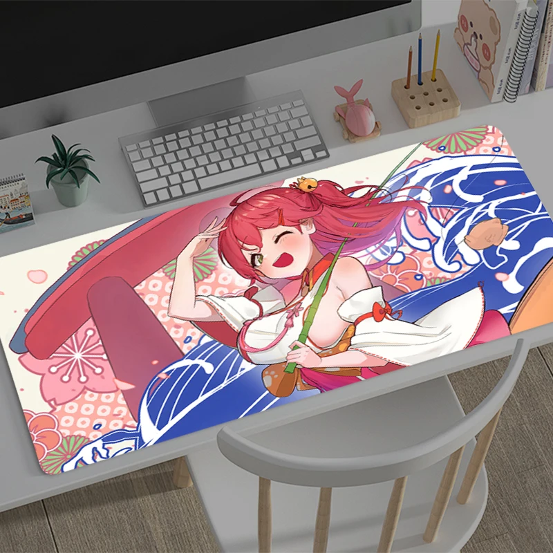 

Gaming Mouse Pad Hololive Sakura Miko Office Carpet Mouse Mats Gamer Rug Desk Accessories Computer Table Pads PC carpet Mousepad