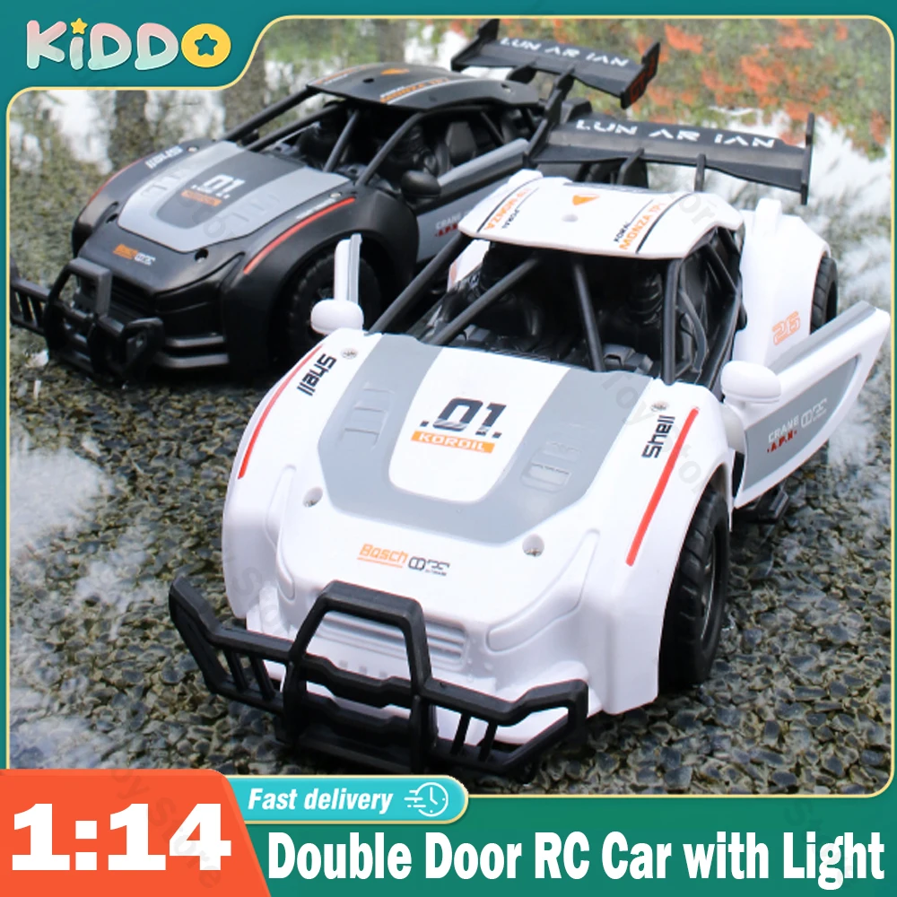 1:14 RC Car 4CH High-speed Buggy Climbing Remote Control Cars Sports Car Drift Car Boys Toys Gifts For Boys 15KM/H Open Door