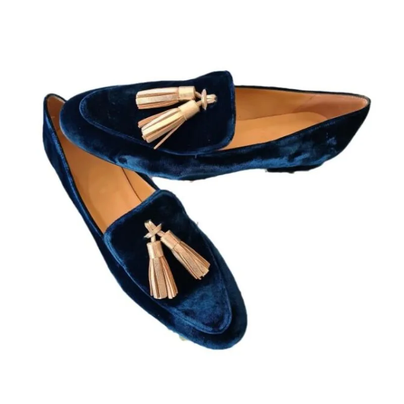 Spring Autumn New Loafers Shoes Women Shallow Mouth Tassel Large Size 34-43 Casual Flat  Shoes Women - view 6