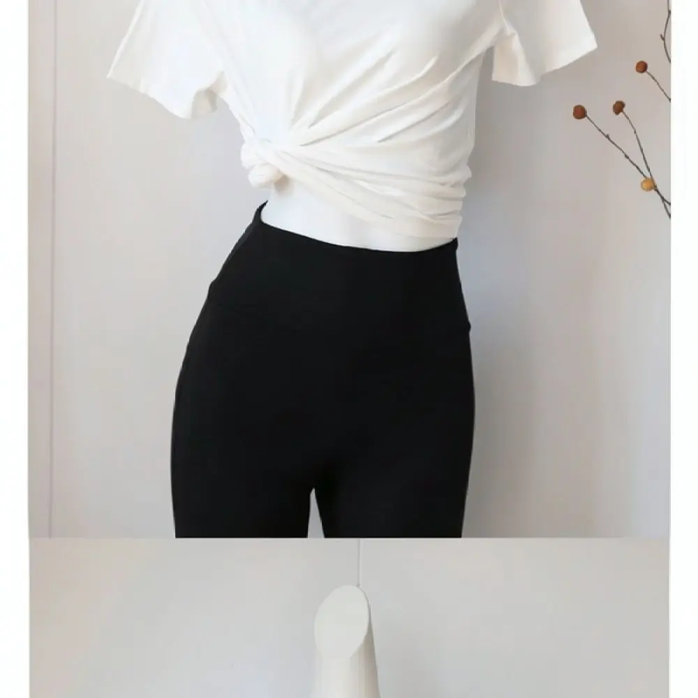 Summer Women Basic Cotton T Shirt Round Neck Short Sleeve Solid Color Loose Breathable Casual Yoga Sport Training Tee