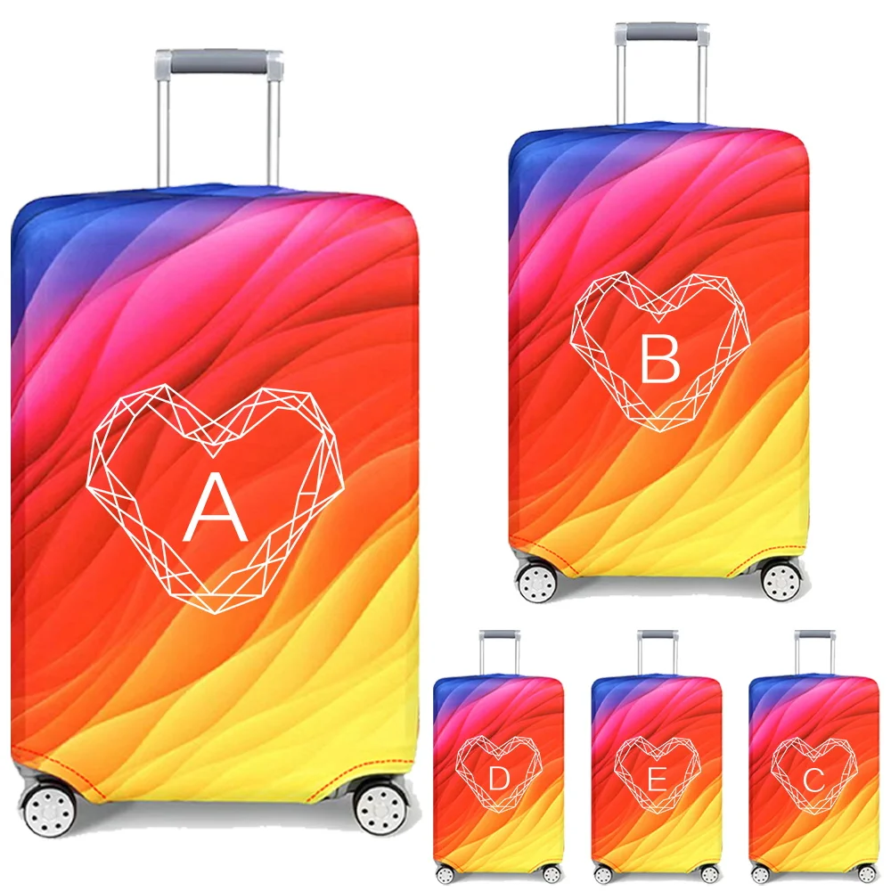 Luggage Cover Travel Suitcase Protective Cover Diamond Pattern Series Dust-Proof  Elastic Fabric for 18-32inch Baggage Case