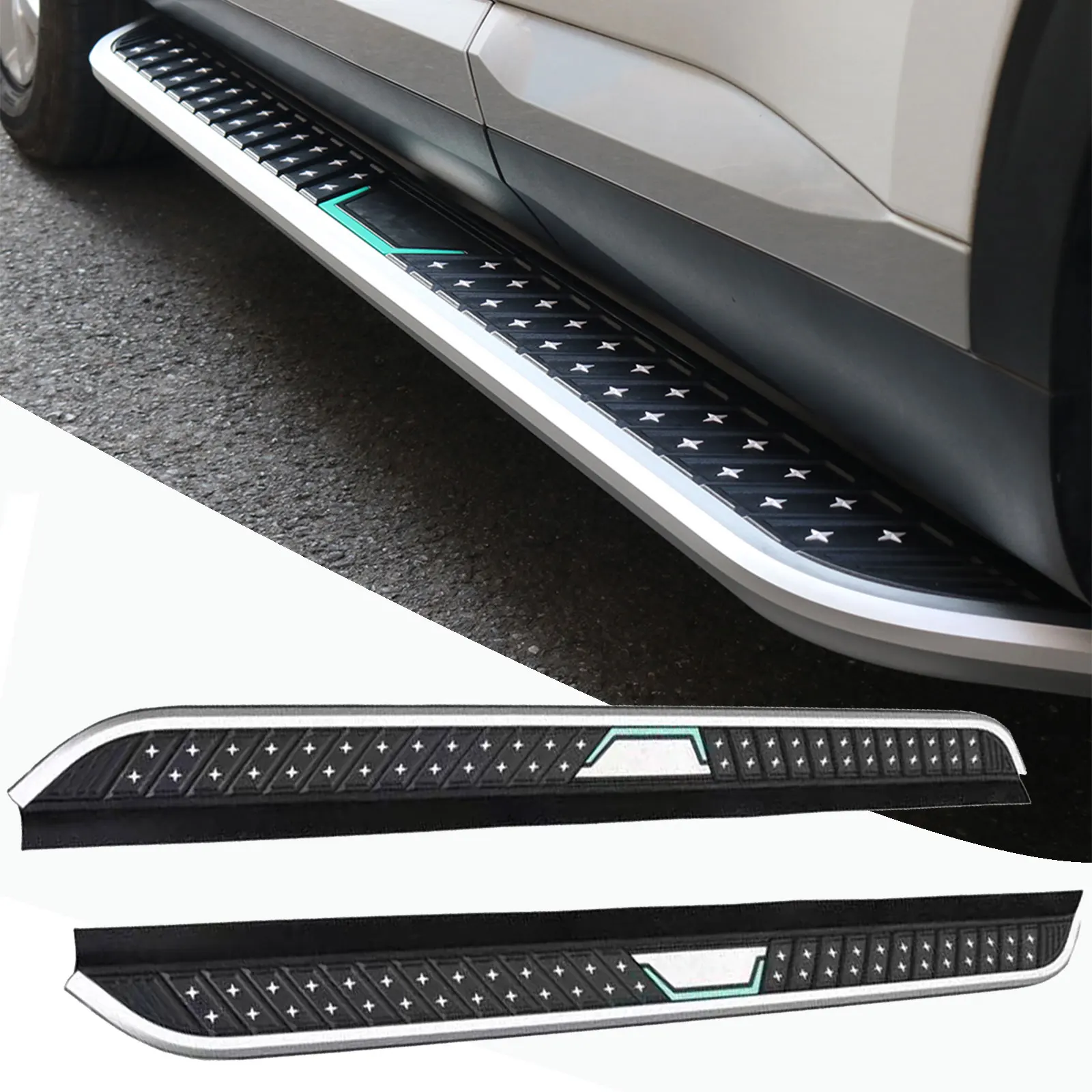 Fits for VW ATLAS Cross Sport 2020-2023 Side Step Pedal Running Board Nerf Bar