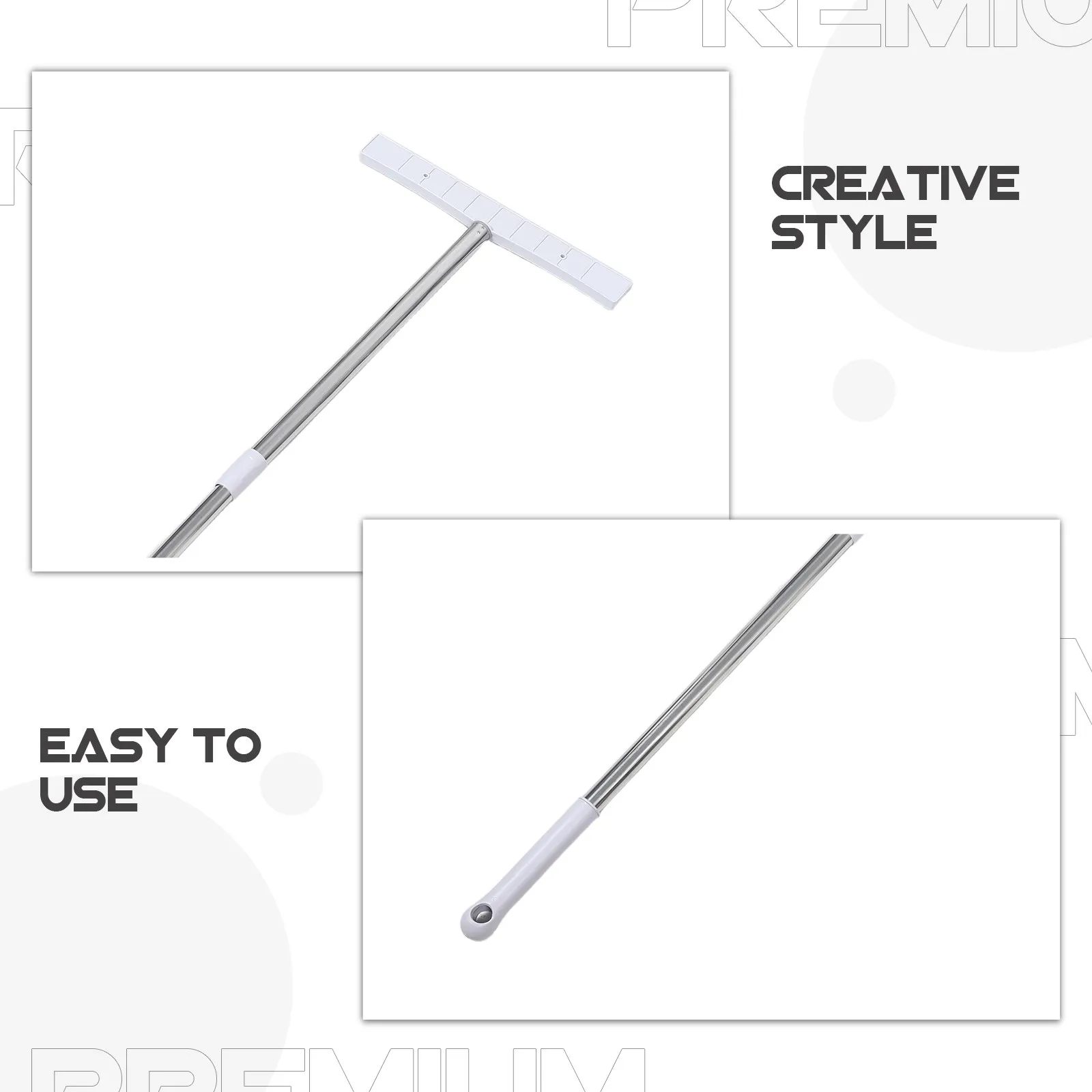 Slim Lightweight Telescopic Sign Holder Pole Easy Grip Handle Foldable Design for Social Media Content Creation Photo Shoots