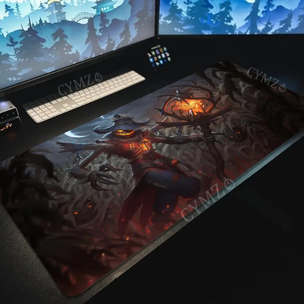 

Коврик для мыши Devil Scarecrow Design, настольный коврик, игровые коврики, резиновые противоскользящие прочные аксессуары для ПК, коврики для клавиатуры и мыши, коврик maus