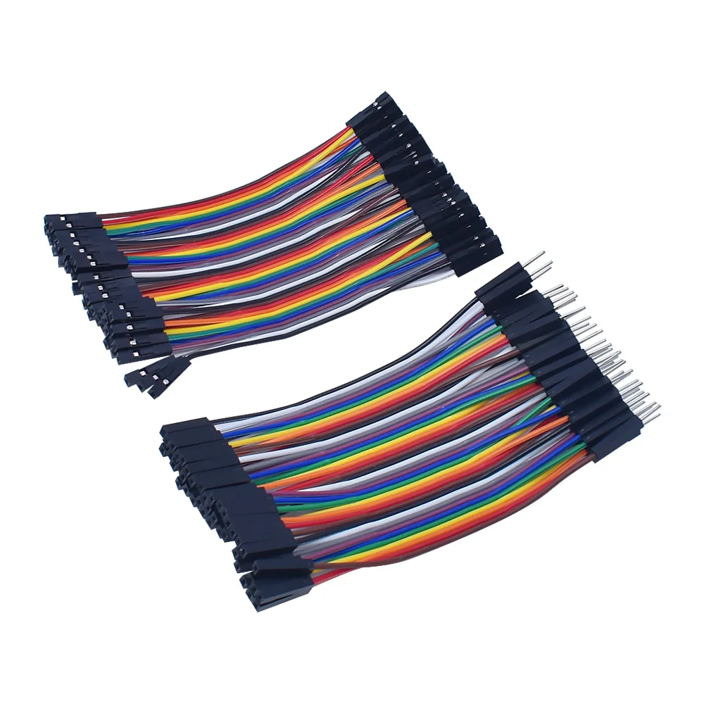 LIZAO 40Pin Dupont Jumper Wire Kit M/M F/M F/F 15/20/30/40CM for Arduino Raspberry Pi Electronic Projects