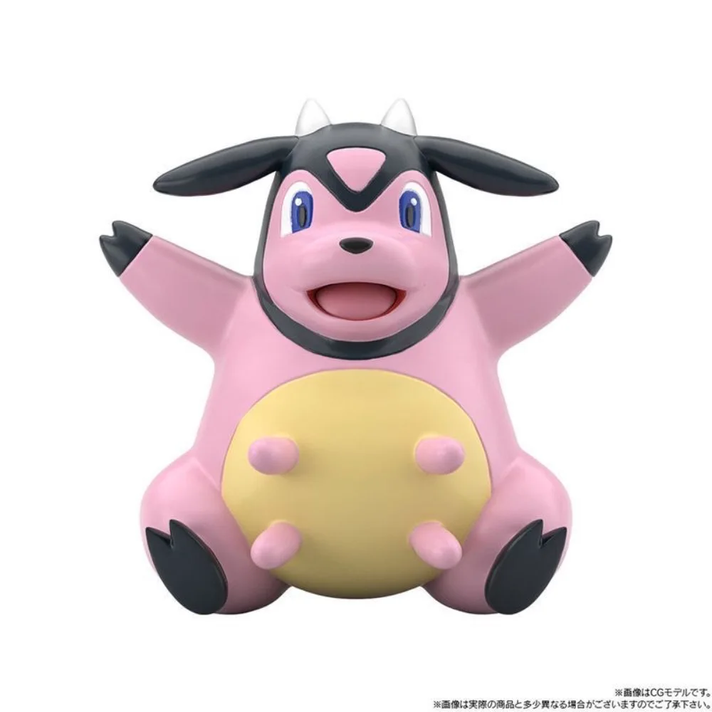 Bandai escala original mundo pokemon johto região whitney miltank anime figuras brinquedos para crianças presente modelo colecionável ornamentos