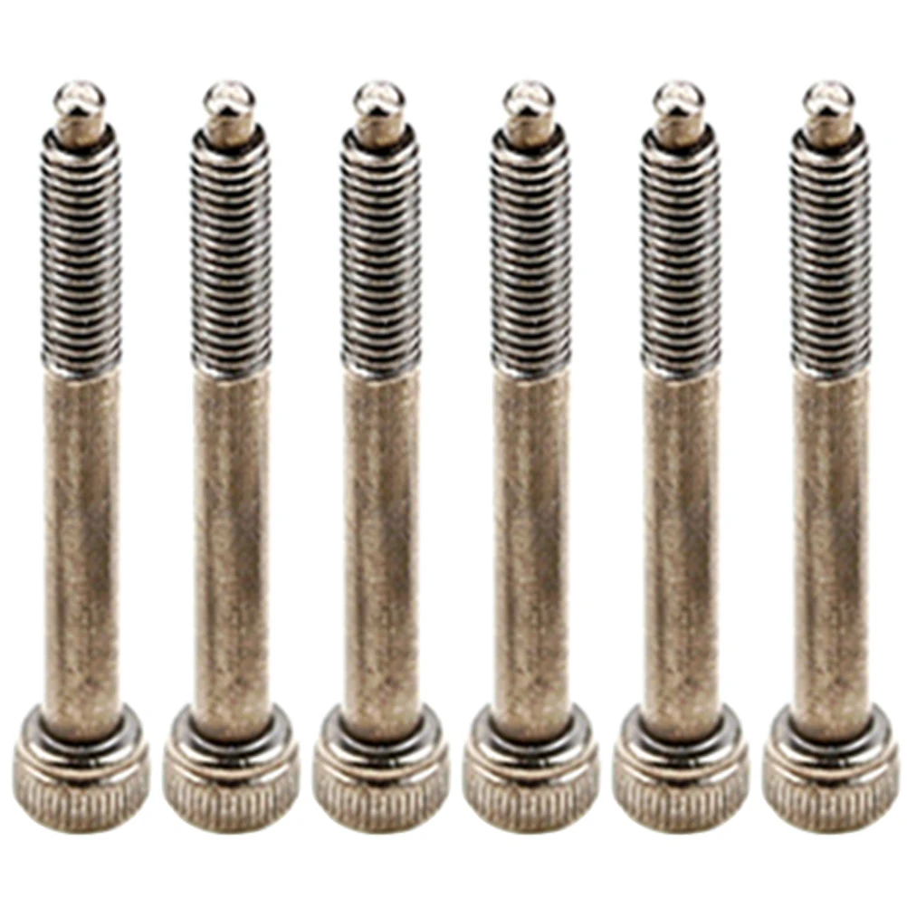 

Double-shaking Bridge Accessories Electric Bass Guitar Adjustment Screws Tremolo Saddle System Black Nickel Fixed