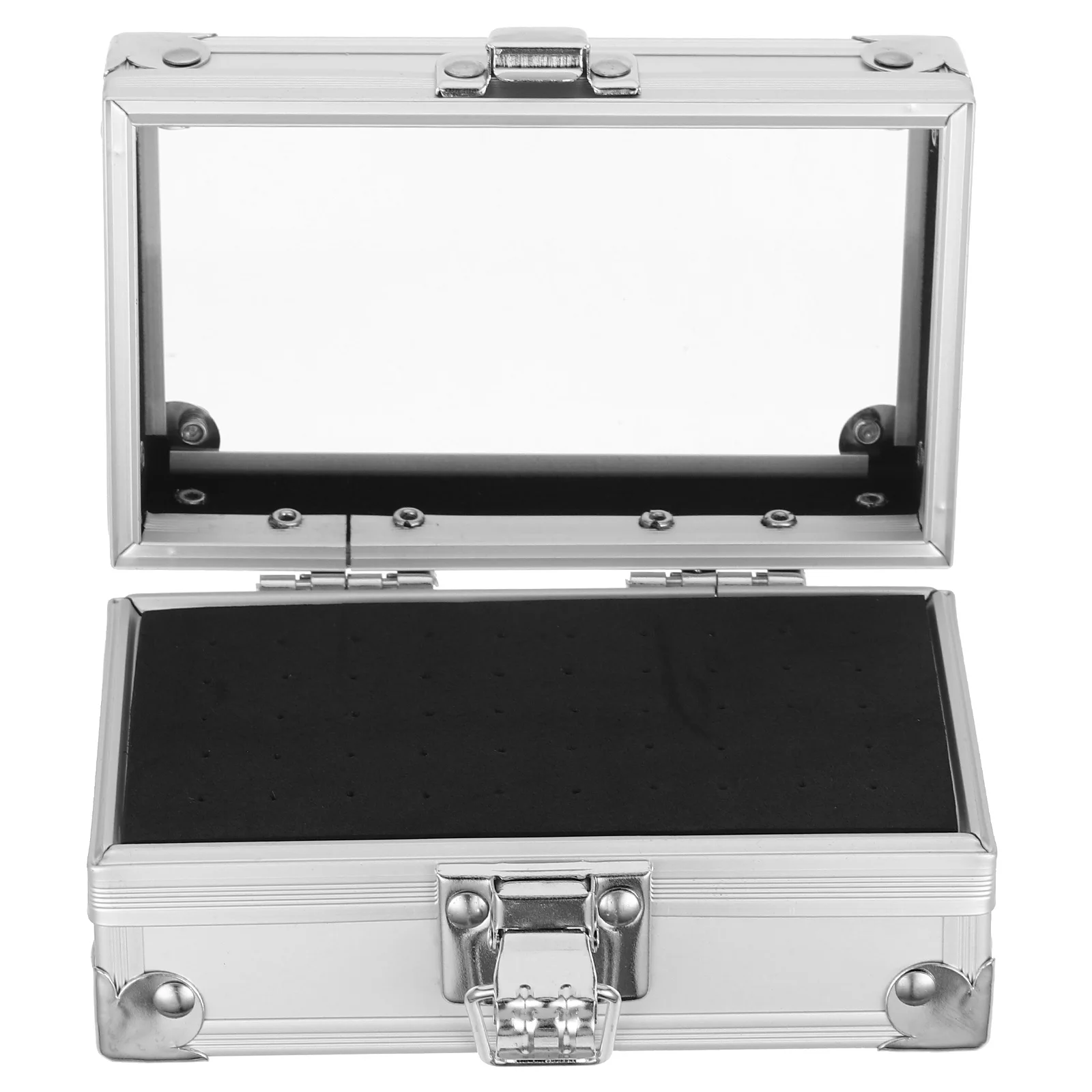 

Портативный ящик для хранения сверл для ногтей, прочный органайзер, держатель для дисплея для салона, дома, практики дизайна ногтей, прочный держатель для бит