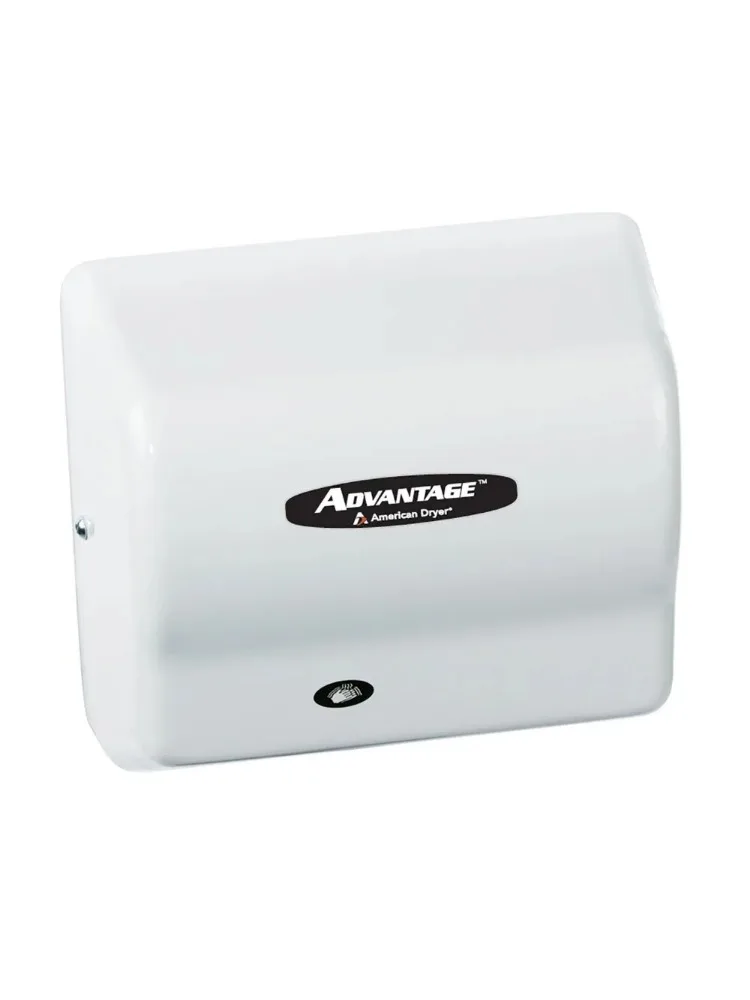 Standard automatic dryer, 1/8 horsepower motor, 100-240V, length 5-5/8 inches x width 10-1/8 inches x height 9-3/8 inches