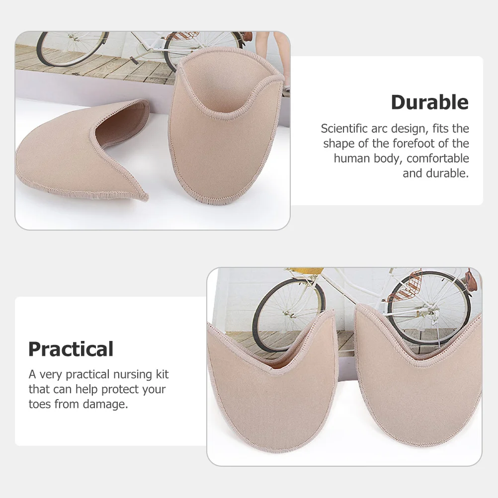 

1Pair Comfortable Toe Protectors Long-Lasting Breathable Protector Ideal Gift for Dancers Toe Protectors Forefoot Pads for Women